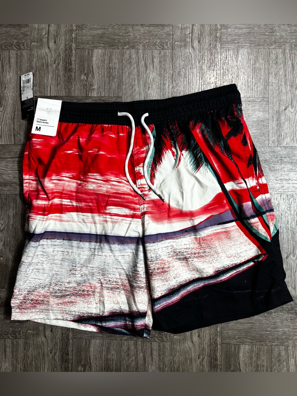 Men’s Original Use Swim Trunks 7” Inseam Size Medium